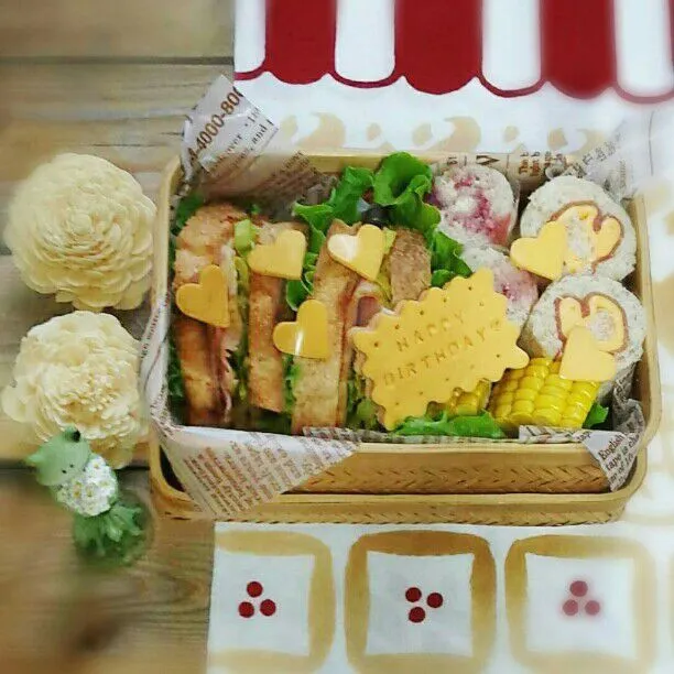 旦那さんの朝ごパン弁当♪|kyujaさん