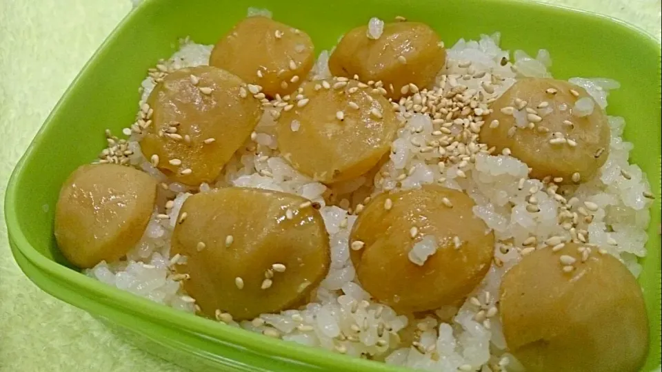 chestnut steamed rice|roseさん