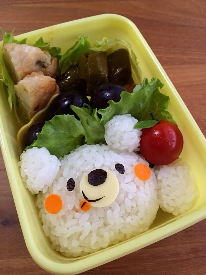 りんごとクマのお弁当|manacocoさん