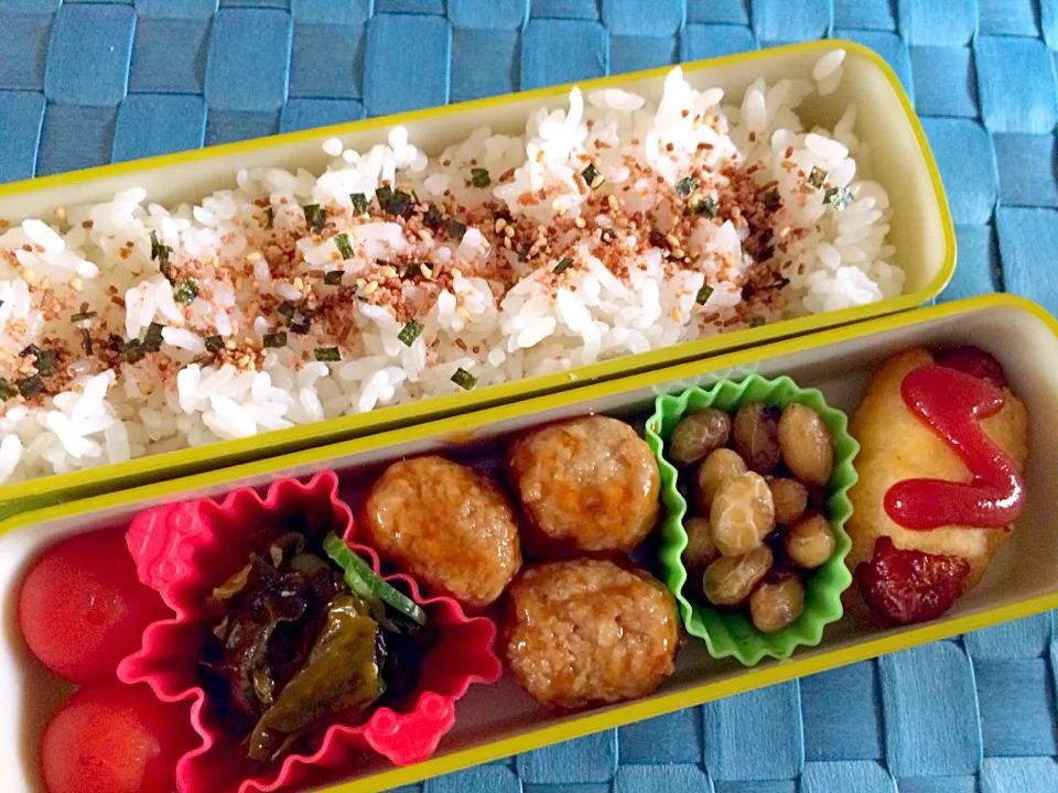 Snapdishの料理写真:2014.9.1  旦那お弁当(*^^*)|sayakyameさん