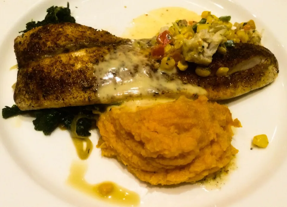 Blackened Redfish with Sweet Potato Mash from Crave|sooprcoolchicaさん