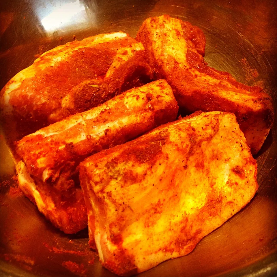 Rubbed pork Belly on Cajun Spices|Emanuel Hayashiさん