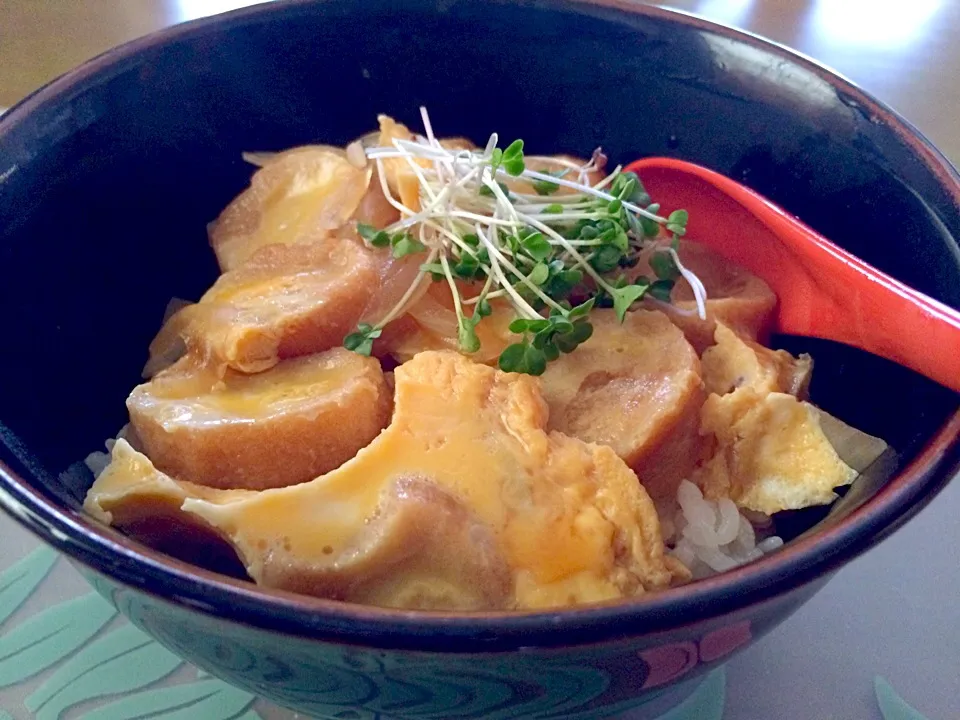 お麩丼でブランチ🍚🍚|かずみさん