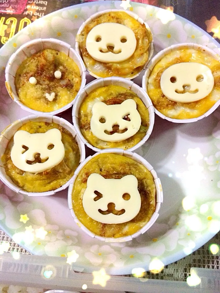 Snapdishの料理写真:Baked Curry Omelette|prissyさん