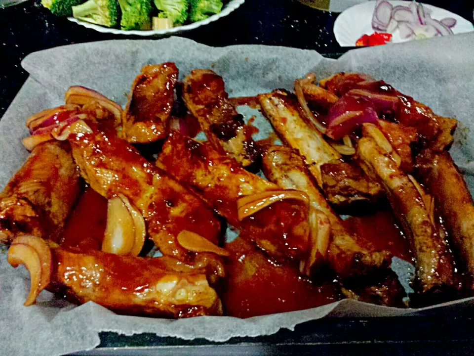 Pork bbq oven baked spare ribs|Yummy Mummyさん