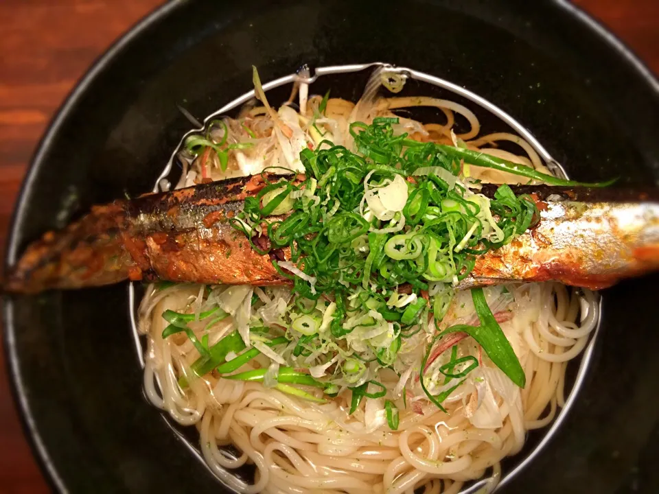 秋刀魚の丸ごと一本そうめん4|半田手延べそうめんの店 阿波や壱兆さん