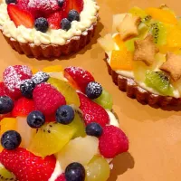 Snapdishの料理写真:Fruit tarts|prinkcessさん