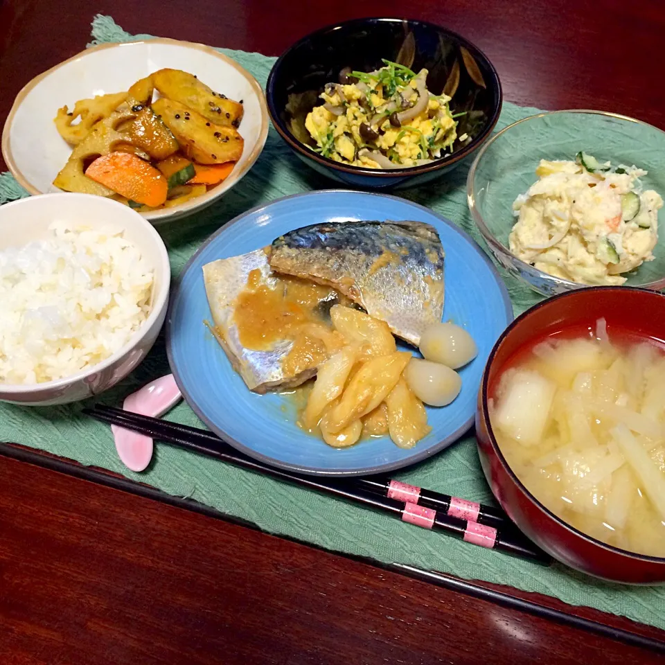 サバ味噌定食🐟🍚😋✨|♥️さん