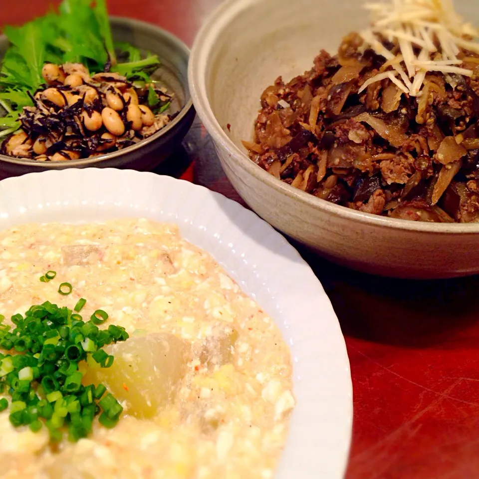 Tomoko Itoさんの料理 玉子豆腐とカニカマ使って簡単うまうまあんかけ冬瓜♥|hannahさん