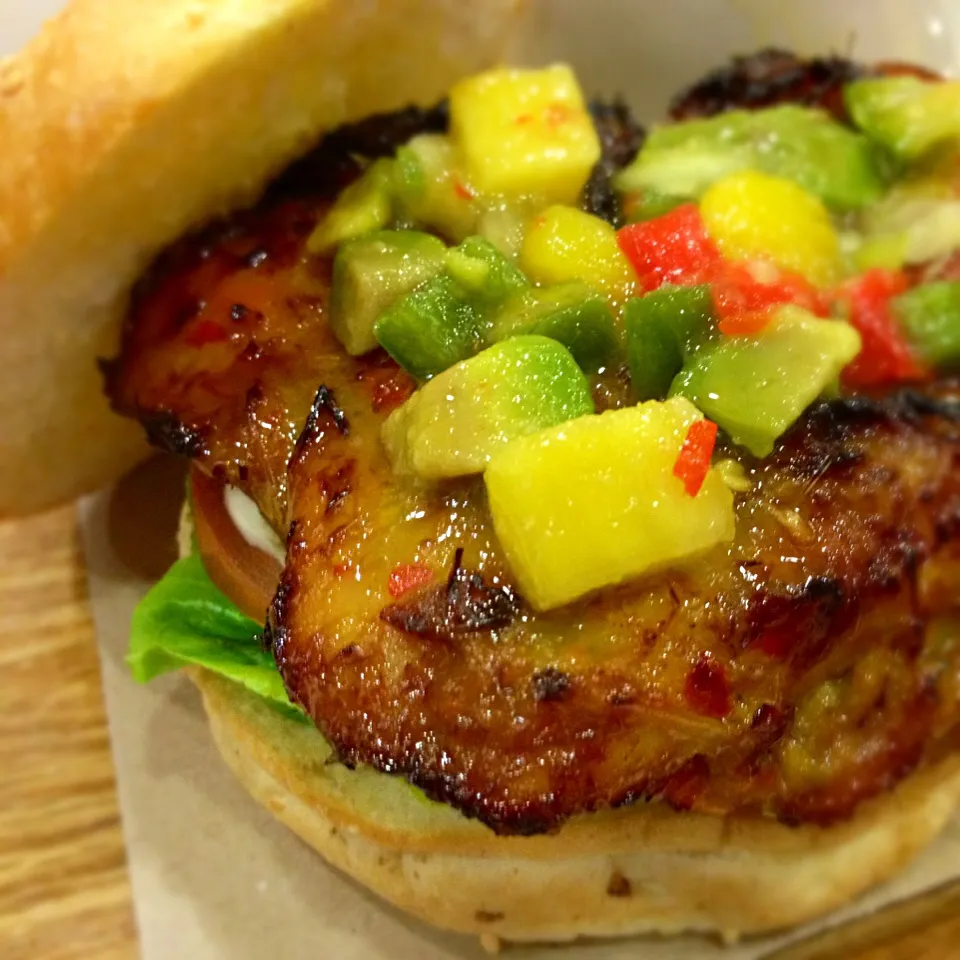 Char-grilled Thai Chicken Burger|Jeremy Khooさん