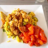 Sesam chicken with tomota chutney|Richard Koolenさん