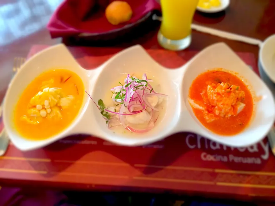 Snapdishの料理写真:Trilogía de Ceviche|robさん