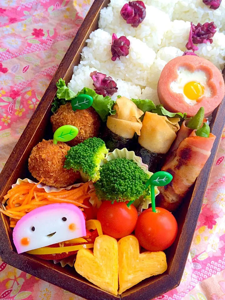 Snapdishの料理写真:今日の息子のお弁当2014/09/02|ミホさん