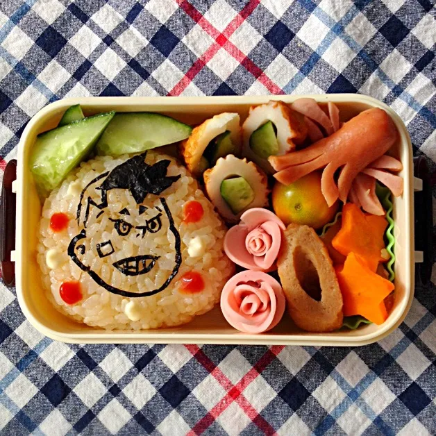 Snapdishの料理写真:妖怪ウォッチ☆くま☆弁当！|あけみさん