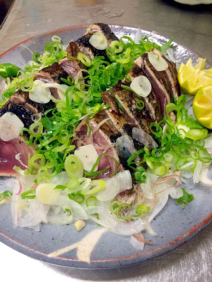 きんかんさんの料理 鰹のたたき|きんかんさん