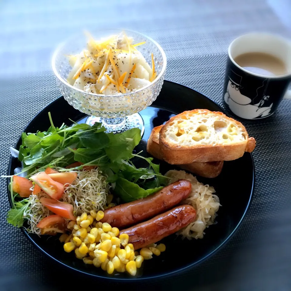 今日の朝ごはん|ぺんぎんさん