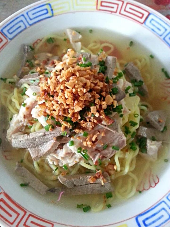 my original lapaz batchoy#手作りラメン#フィリピン味@Miki's House|Miki Jorierose Obispoさん