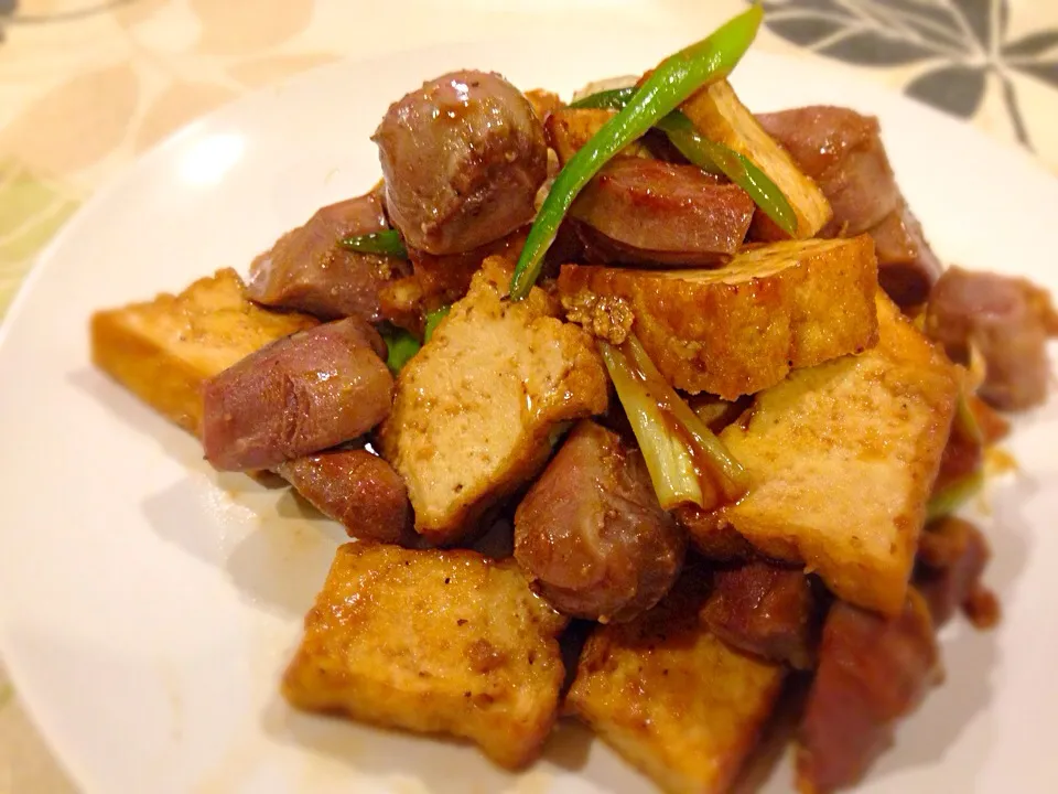 Teriyaki gizzard with tofu|🌸ルビーかわな🌸さん