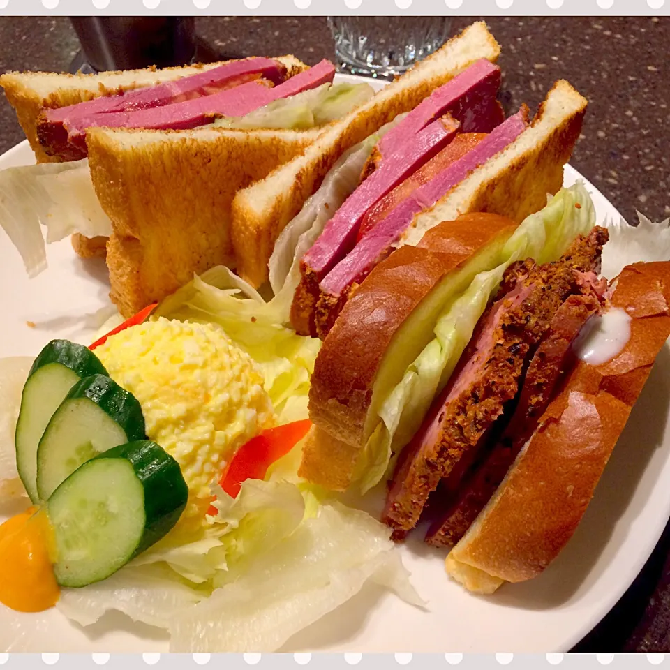 Smoked Beef Sandwich with Egg Salad|KaRenさん