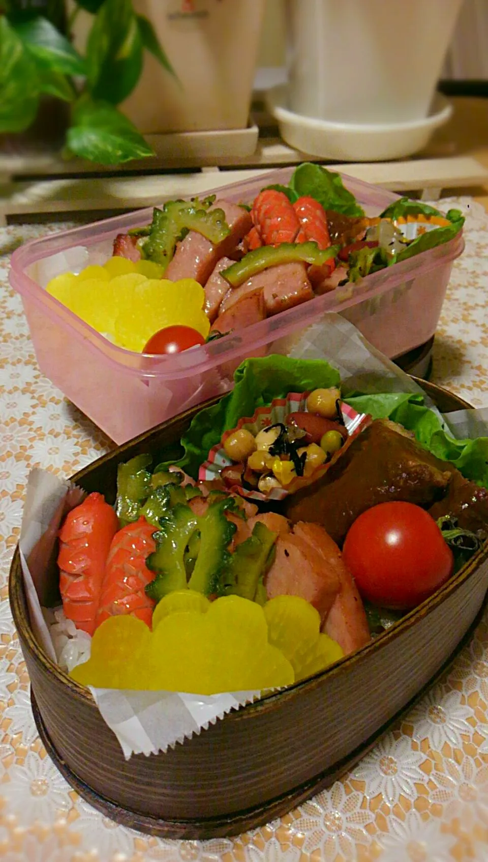 today's    bento   otokohutari(#^.^#)|kimikimi󾬍さん