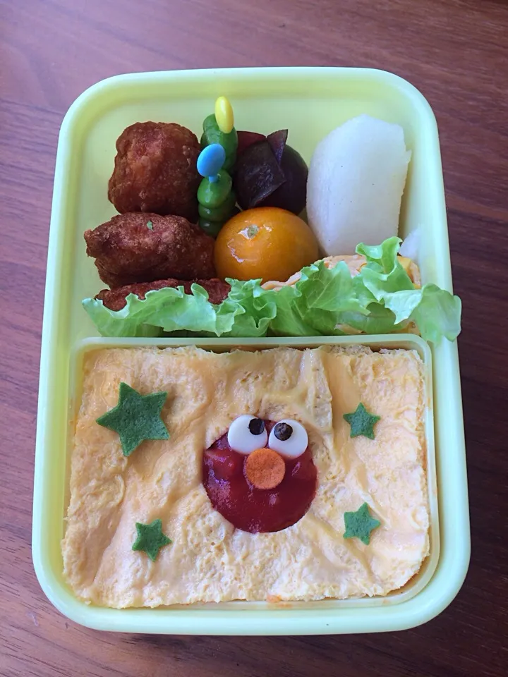 エルモのオムライス弁当|manacocoさん