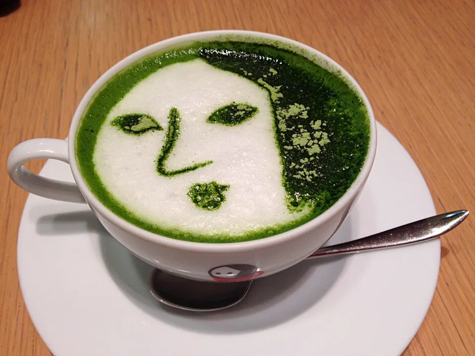 Snapdishの料理写真:抹茶カプチーノ|Runaさん