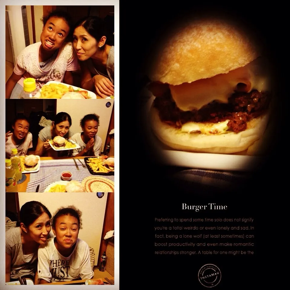 Homemade Burgers for the girls|Emanuel Hayashiさん