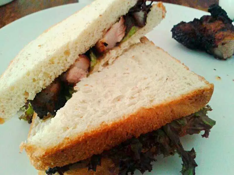 pork belly sandwich #home cook #sinful meal #Meat/Poultry #delicious|Kenex Kum Chee Kuanさん