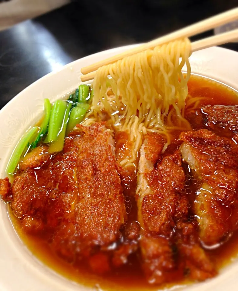 Snapdishの料理写真:＠中華料理 登龍『パーコー麺』|TETSU♪😋さん