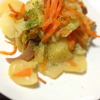 Snapdishの料理写真:鮭と野菜の蒸したん|maimaimaiさん