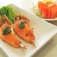 shashimi and grill prawns|Venice Tangさん