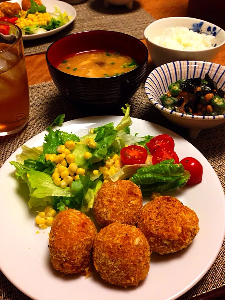 かぼちゃとチーズの焼きコロッケ|Sakikoさん