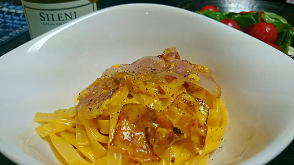 Fettucine alla Carbonara Romano|Naoki.Mさん