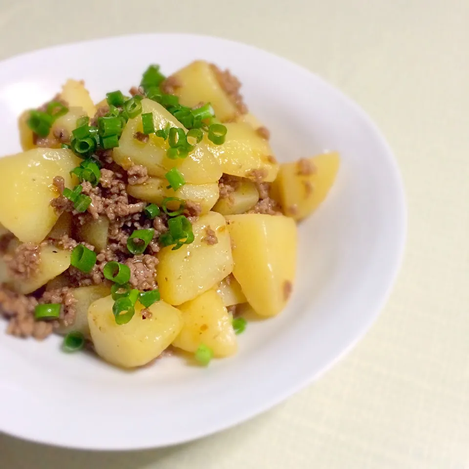 じゃがいもの野菜だし餡|みおさん