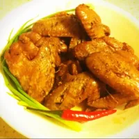 braised chicken wings in cola soya sauce|claireさん