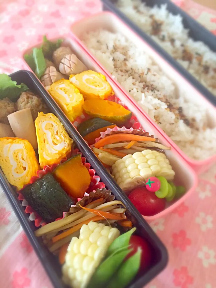 9/4 ママ弁当⭐️パパ弁当|masamiさん