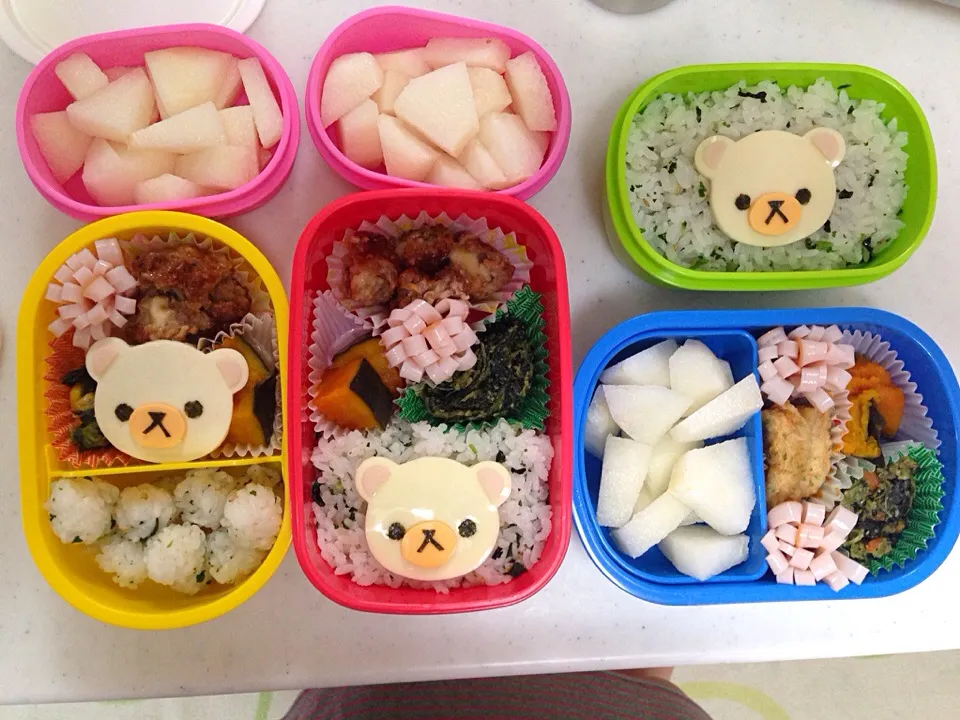 チーズのくまさん弁当\( ˆoˆ )/|茉莉さん