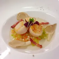 Scallops, diced tomato|Anne Toさん