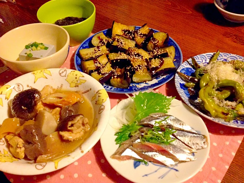 初物、秋刀魚の刺身🍁|mari miyabeさん