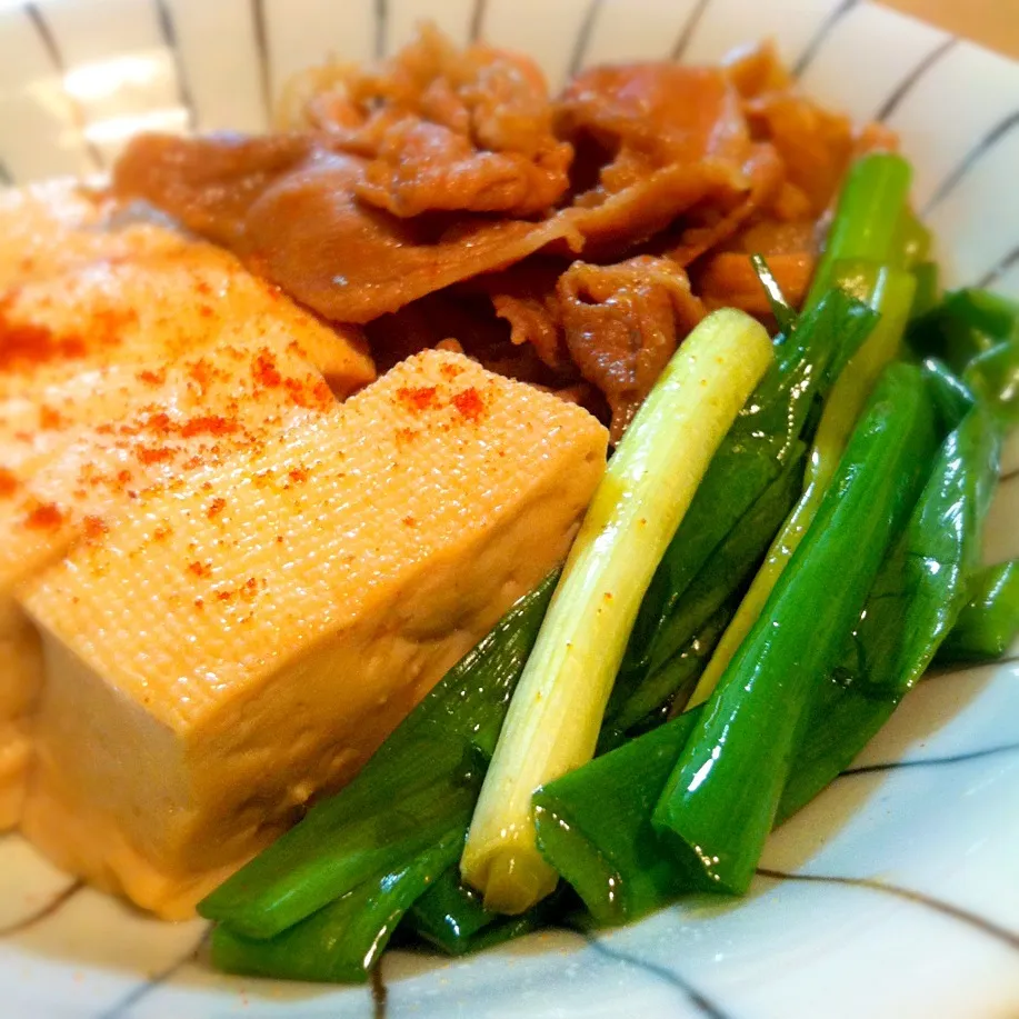 豚の肉豆腐|ななさん