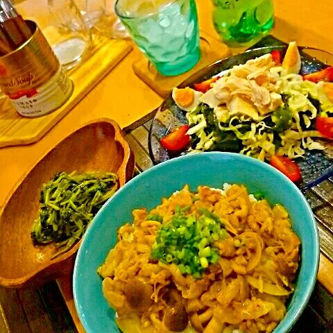 豚キノコ丼♪|chiffyさん