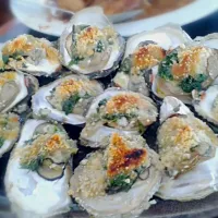 Snapdishの料理写真:Baked oyster with parmesan cheese|Aj Leeさん