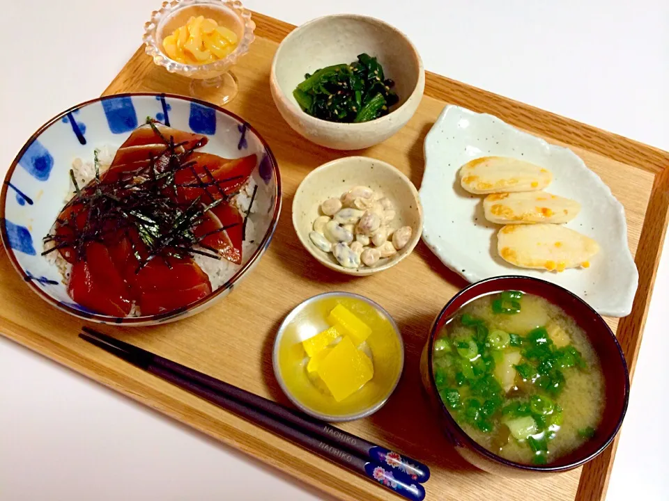 まぐろ漬け丼|ともりんさん