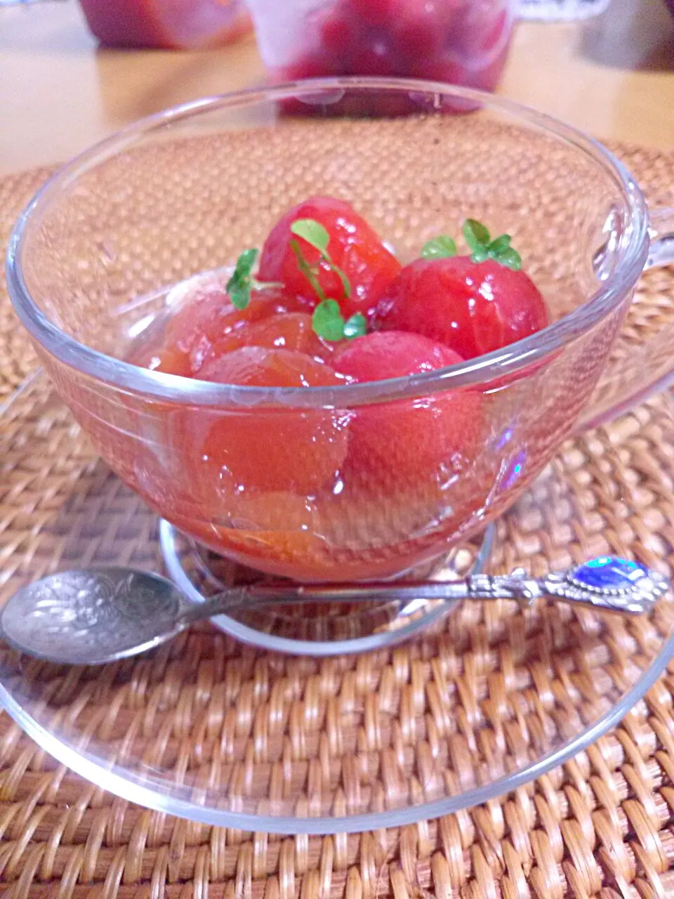 OMさんのHoney marinade tomato( ॢ•ω-ॢ)-♡|ゆず( ˘ ³˘)♥さん