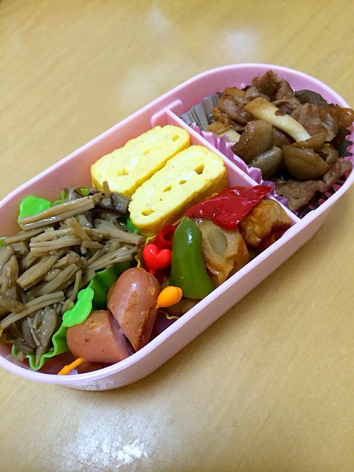 9/5お弁当♪ご飯は冷凍を持って行って職場でレンチン(^^)|misattiさん