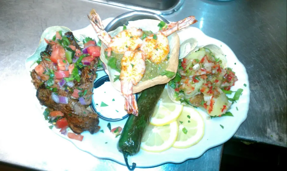 surf and turf tacos..|chef Charlesさん