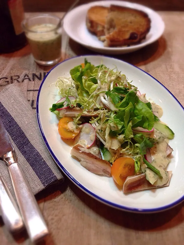 Snapdishの料理写真:smoked pig's ear salad|rick chanさん