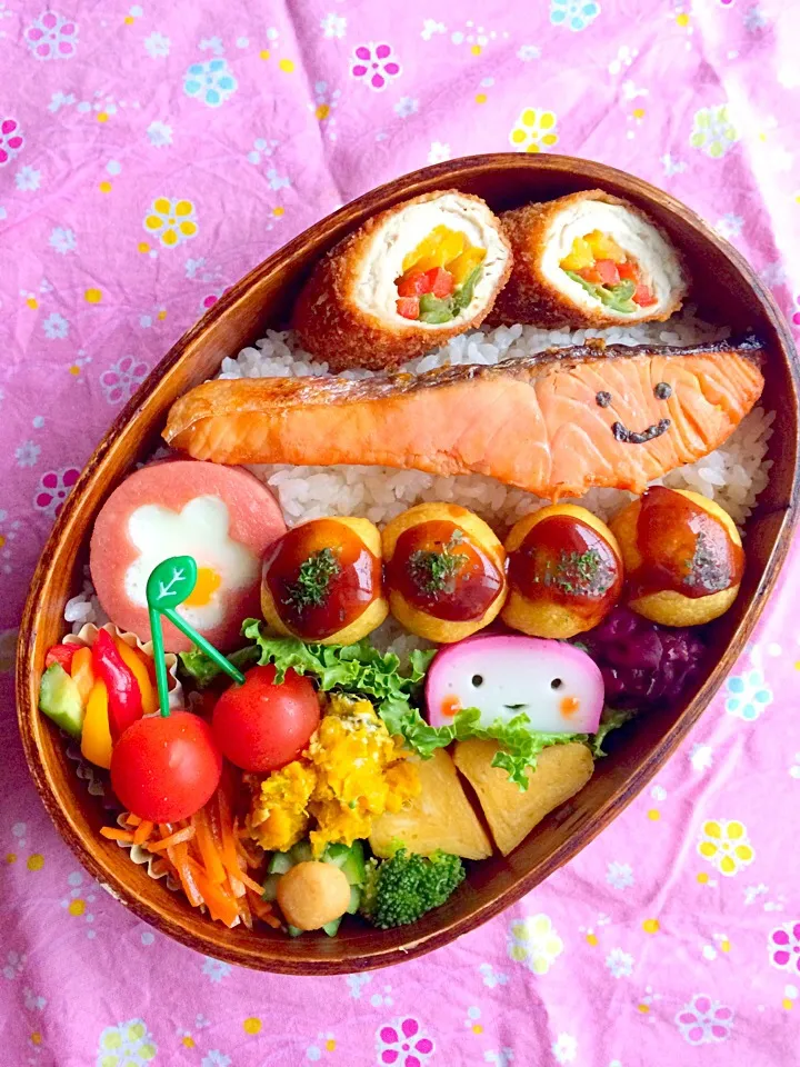 Snapdishの料理写真:今日の息子のお弁当2014/09/05|ミホさん