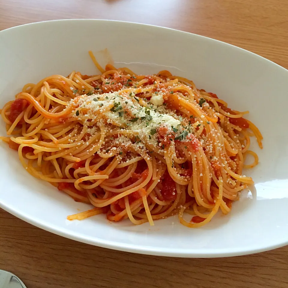 トマトソースパスタ|はるかさん