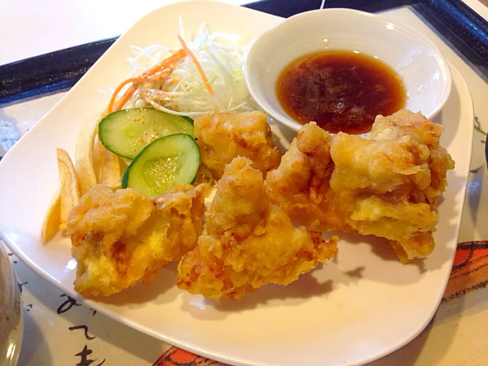 鶏天ランチ|はっちぃさん